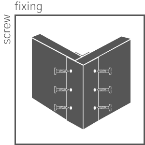 Fixing on a self-tapping screw